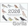Kalendár 2026 Vtáky (nástenný) - Lucia Barabasová