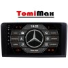 TomiMax Mercedes ML Android 13 autorádio s WIFI, GPS, USB, BT HW výbava: QLED 4 Core 2GB+32GB LOW - iba displej A,C