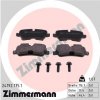 ZIMMERMANN Sada brzdových platničiek kotúčovej brzdy 24192.175.1