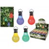 Solárna závesná LED žiarovka z plastu 10 × 5 cm