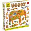 Drevené puzzle Ludattica Woody Savana, drevené puzzle, 48 dielikov (21276)