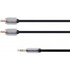 Kruger&Matz Jack 3,5mm - 2RCA stereo 1,8 m KM0310