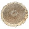 BAZAR BIZAR The Raffia Fringed Carpet - Natural - 100 koberec