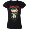 Tričko metal ROCK OFF Metallica Santa Horns Čierna
