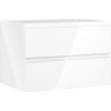 Mexen Orio kúpeľňová skrinka pod umývadlo 70 cm, 2 zásuvky, biely lesk - 91A10-07047-2-BFF00