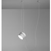FLOS Aim LED F0090009 White (Dizajnové talianske svietidlo v bielej farbe, priemer 24 cm.)