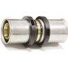 PipeTec Mosadzná lisovacia spojka 26x3 / 26x3 TH