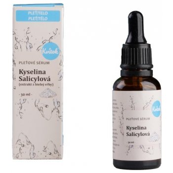 Kvitok pleťové sérum Kyselina salicylová extrakt z bielej vŕby 10 ml