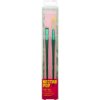 Real Techniques Nectar Pop Fine Line + Fill Duo odstín zelená : kartáček na řasy Spoolie RT 077 1 ks + kosmetický štětec Smudge Liner RT 073 1 ks