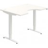 Pracovný stôl Motion Ergo, ZO, 2S, 120x70,5-120,5x90 cm, biela/biela - 1 kus - 1 KS - základné - 60 mesiacov - elektrický polohovateľný - stôl - 90 cm - Hobis - Biela - 120 cm - Motion Ergo - 70,5 - 1