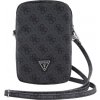 Guess PU 4G Triangle Logo Wallet Phone Bag Zipper čierne