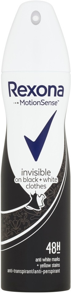 Rexona Invisible Black & White Woman deospray 150 ml