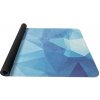 YATE Yoga mat přírodní guma, vzor K, 1 mm - modrá krystal