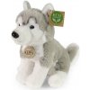 Rappa SOFT COLLECTION - Plyšový pes HUSKY sedící - 23 cm - ECO-FRIENDLY