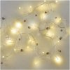 EMOS LED girlanda - kamienky, 1,2 m, 3x AA, vnútorné, teplá biela, časovač DCGW16