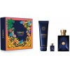 Versace Dylan Blue Versace Dylan Blue Pour Homme toaletná voda 100 ml + Versace Dylan Blue Pour Homme toaletná voda 5 ml + parfumovaný sprchovací gél 150 ml