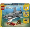 LEGO Creator 3 v 1 31381 Divoký žralok a truhlica s pokladom