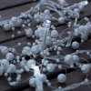 DECOLED LED svetelná reťaz na batérie - biele perly