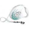 Flexi Glam Splash vodítko opasok Ocean 3 m veľ. S