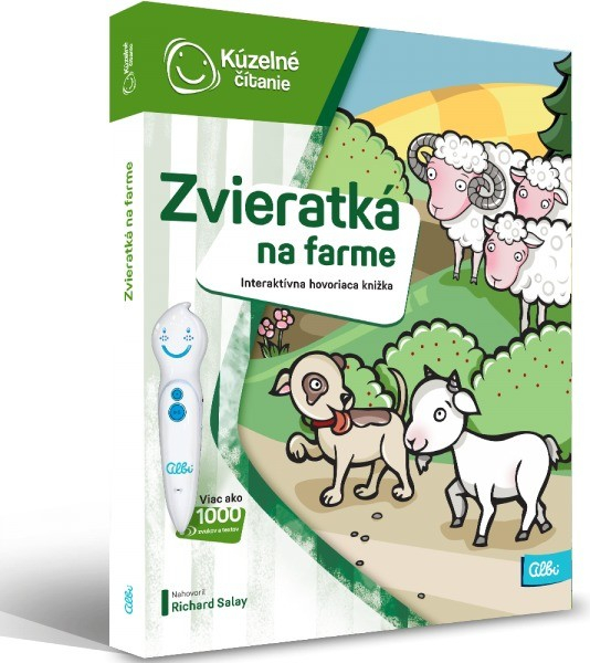 Albi Kúzelné čítanie Kniha Zvieratká na farme