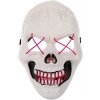 Verk Desivá svietiaca maska lebka bielo-fialová 50962
