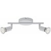 Briloner Briloner 2767-026 - LED Bodové svietidlo 2xGU10/6W/230V biela BL1902 + záruka 3 roky zadarmo
