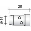 Rozdeľovač plynu (Difúzor) 500A /ME0579/B5005C/030.0190-PARWELD/ keramický