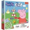 Trefl Súbor hier 2v1 Človeče, nehnevaj sa, Hady a rebríky Peppa Pig / Prasiatko Peppa