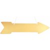 Santex Závesná dekoračná smerová šípka - Metalická Farba: Zlatá