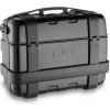 GIVI TRK33B kufor Trekker čierny s čiernym hliníkovým vekom (Monokey), objem 33 litrov