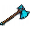 FunCo Diamantová sekera Minecraft 70 cm nafukovacia