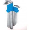 Tagred Imbusové kľúče TORX s otvormi, T15-T55, sada 9 ks, TA1048