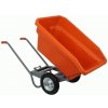 Agrofortel Stajňové koliesko dvojkolesové výklopné 175 250 L MELASTY oranžové