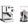 Rancilio Silvia BC, white + Eureka Mignon Specialita, CR chrome