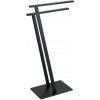 Wenko WENKO 24396100 - Stojan na uteráky LIRIO 20x40 cm čierny WE0077 + záruka 3 roky zadarmo + záruka 3 roky zadarmo