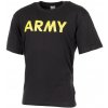Tričko MFH Army s krátkym rukávom čierne
