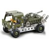 Stavebnica MaDe Mechanik vojenské auto, 133 ks (8590756163224)