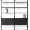 Čierna knižnica v dekore duba 98x210 cm Edge by Hammel – Hammel Furniture