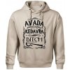 Harry - Avada Kedavra - Oversized mikina pánska Moon - kratšia + širšia - L ( Ľadovo sivá )