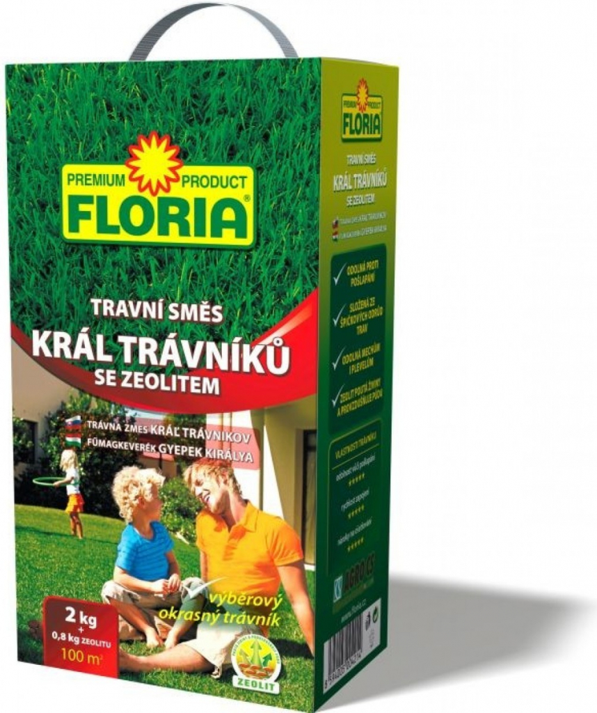 FLORIA TS Král trávníků 2 kg+zeolit 800g