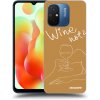 Picasee silikónový čierny obal pre Xiaomi Redmi 12C - Wine not