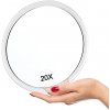 jesunfuzhu 20x zväčšovacie zrkadlo na make-up Okrúhle zrkadlo na make-up s prísavkou Comet Mirror Magnification Mirror, biele