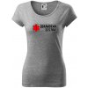 Zdravotná sestra - kríž - Dámske tričko Pure - 2XL ( Tmavosivý melír )