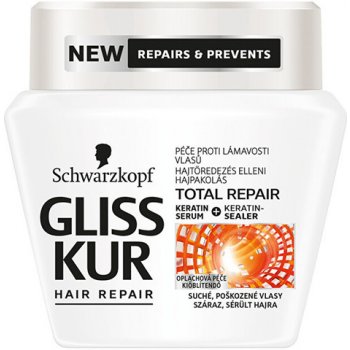 Schwarzkopf Gliss Total Repair 2-in-1 Replenish Treatment maska 300 ml