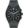 Čierne pánske hodinky Paul Rich s oceľovým pásikom Motorsport - Black Steel 45MM