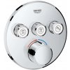 Grohe SmartControl - Batéria pod omietku s 3 výstupmi, chróm - 29146000