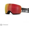 Giro Article II okuliare, black/white flow vivid ember/vivid infrared
