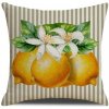 Textilomanie Obliečka na vankúš LEMON BLOOM 45x45 cm, béžová