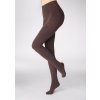 Dámske bavlnené pančuchy ARCTICA 250 DEN Marilyn, Veľkosť 3/M, Farba Melange brown