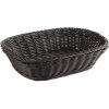 Obdélníkový košík z polypropylenu černý 310x210x90 mm | APS, Profi Line černá